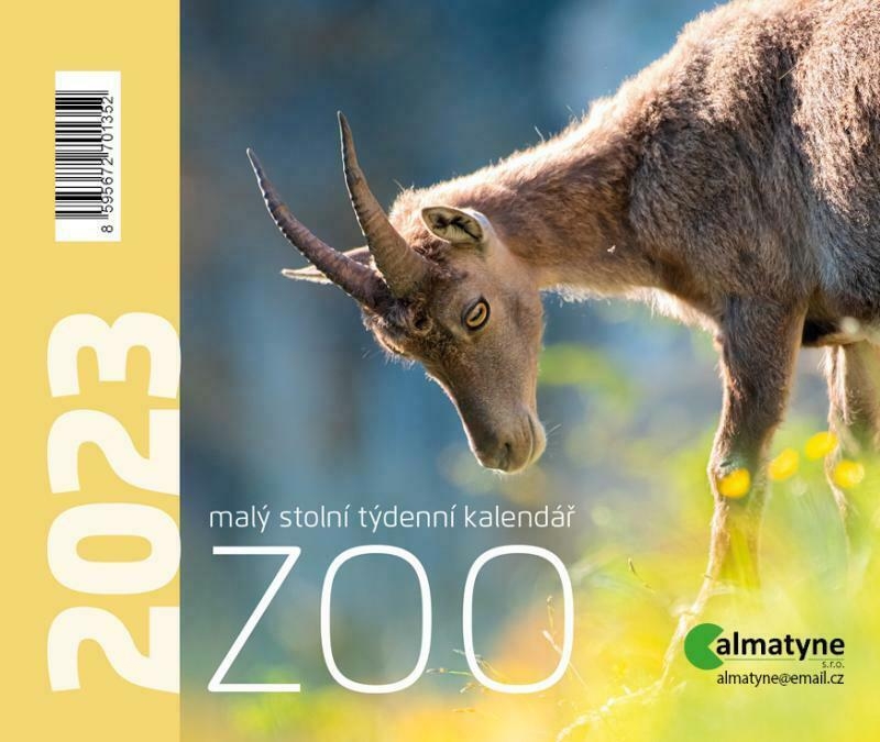 Malý stolní kalendář 2023 - Malá ZOO (10ks/bal)