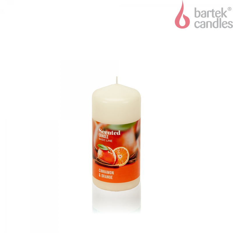 Bartek Svíčka slupek 60x120 Basic Cinnamon & Orange (12ks/krt)