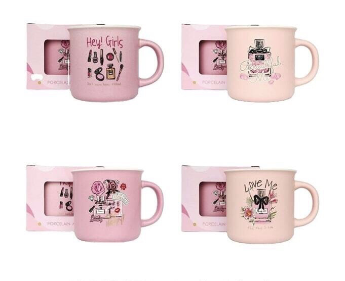 Hrnek 400ml - pink (48/krt)