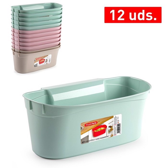 Plastic Forte Plastový kuchyňský závěsný koš na odpad 31x17,5x13cm barevný (12ks/krt)