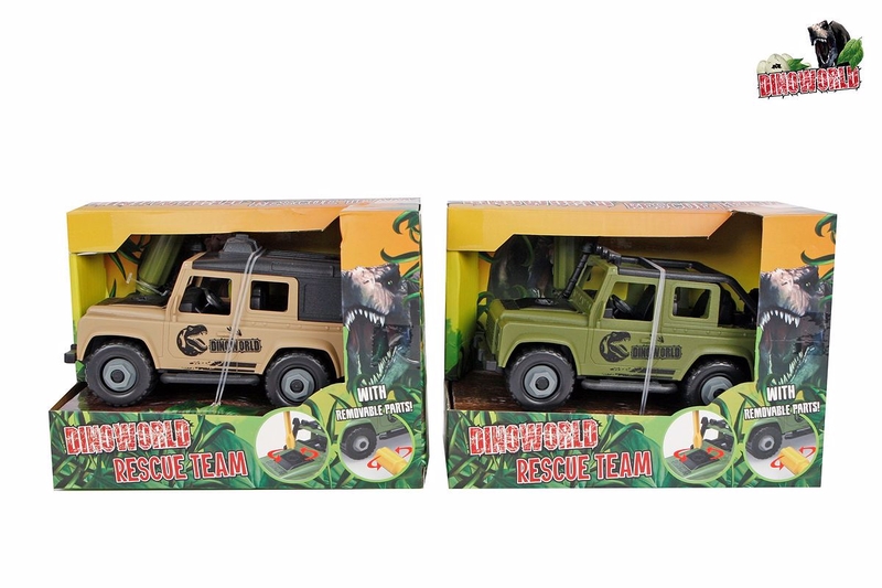 Dinoworld auto 17cm 4x4 šroubovací 2barvy v krabičce