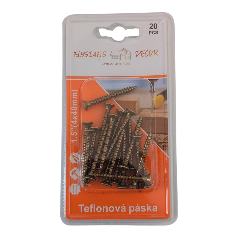 Sada stavebních hřebíků 4x40mm 20ks (24sad/bal)