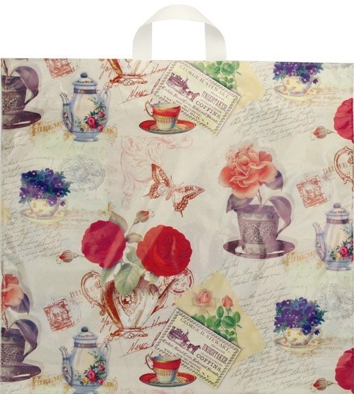 Taška ČAJOVÁ KONVICE s uchy 52x50cm (50ks/bal)