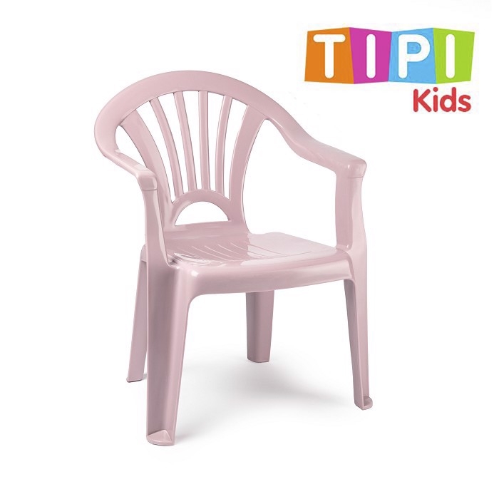 Plastic Forte Dětská židle 35x28x50cm Tipi Rosa Palo