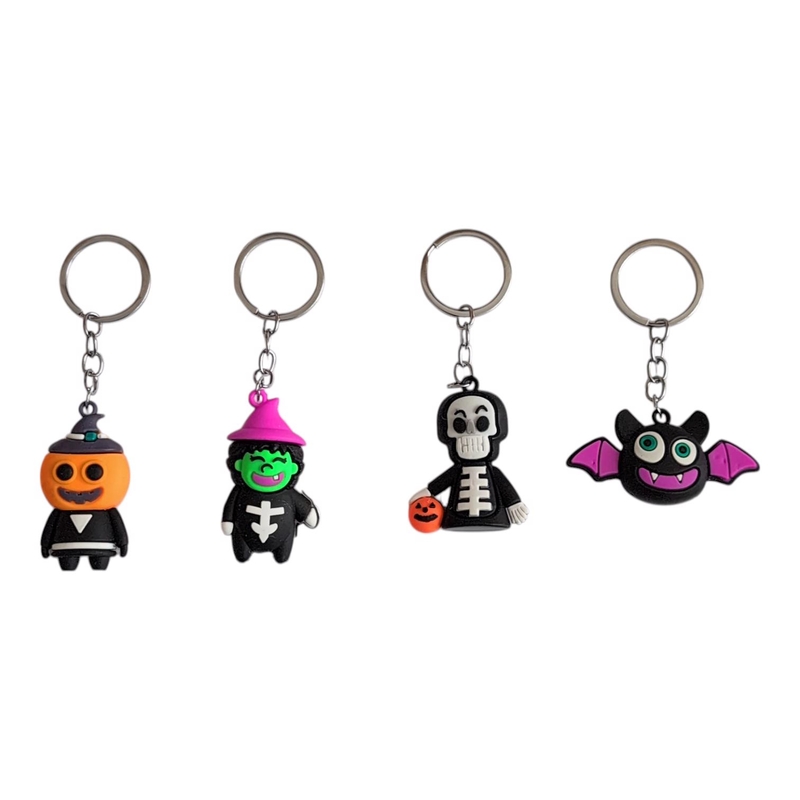 Klíčenka - Duch Halloween 4cm (12ks/bal,1200/krt)