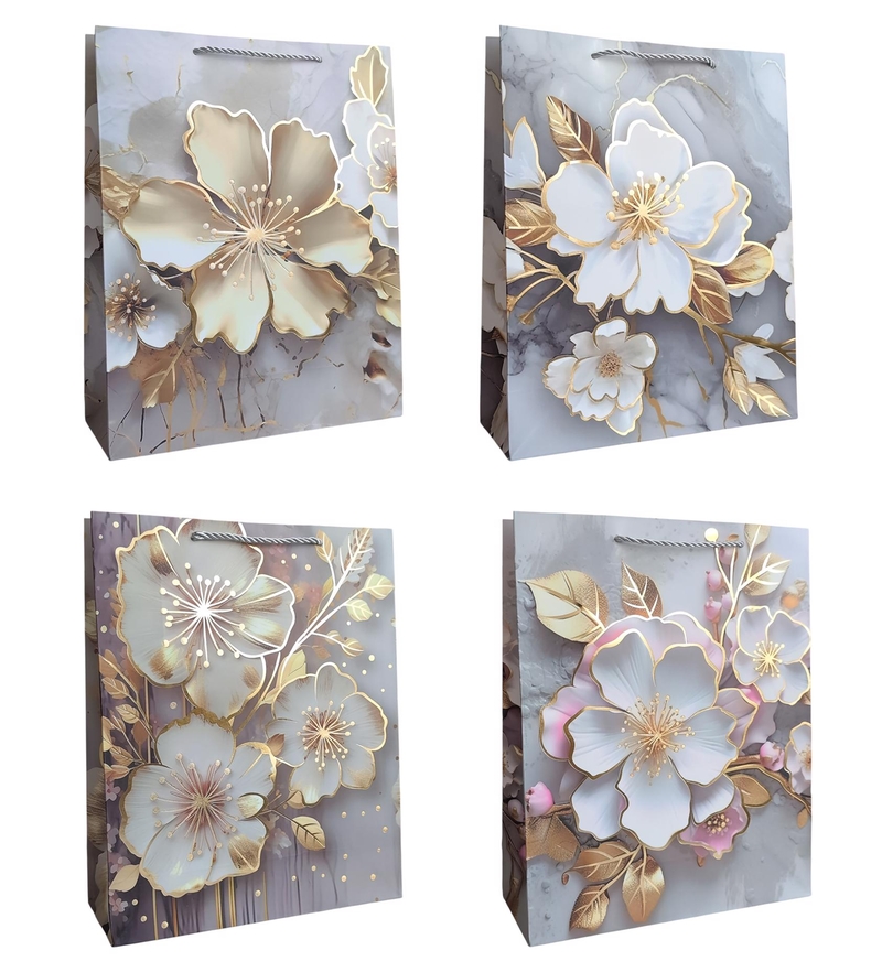 Dárková taška - Blossom Luxe 26x32x10cm (12ks/bal,480/krt)
