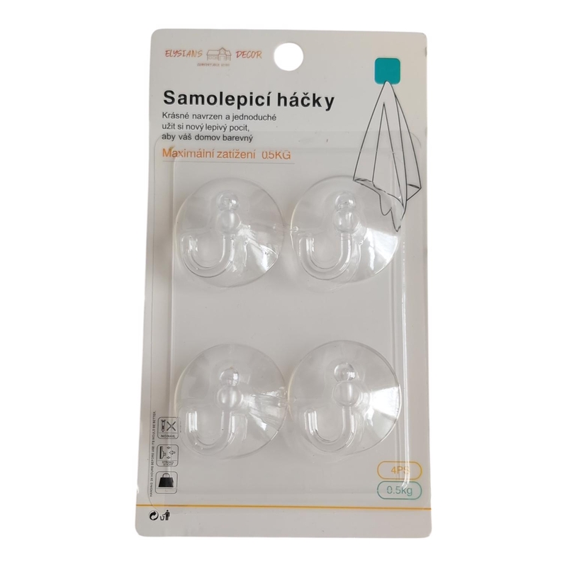 Bộ móc dán tường 4ks