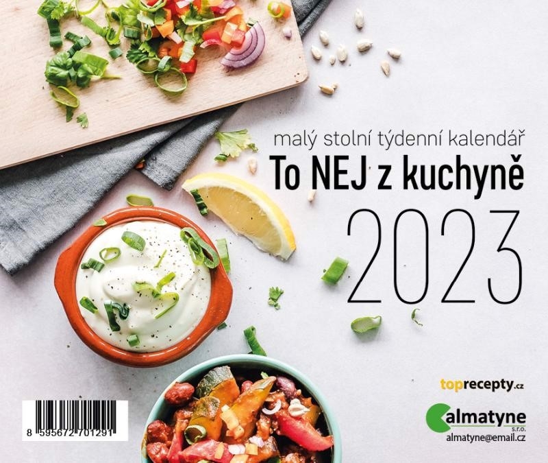 Malý stolní kalendář 2023 - To NEJ z kuchyně (10ks/bal)