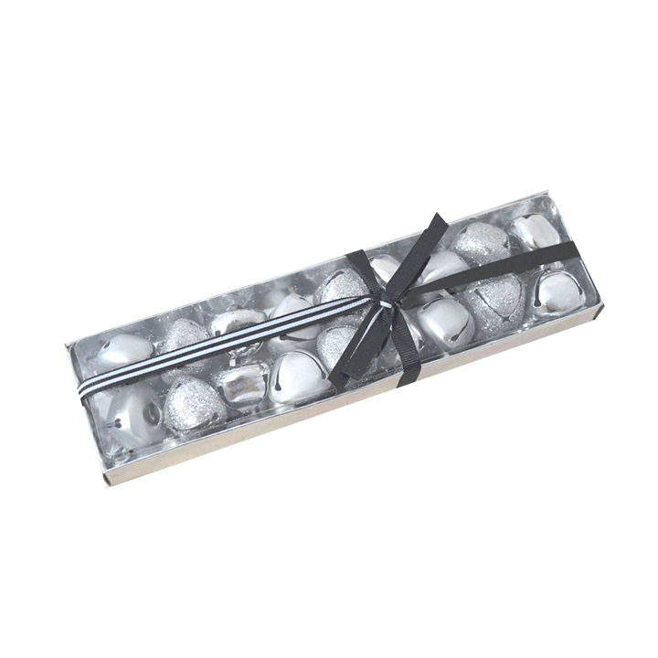 Rolničky 2,5cm box stříbrné 18ks