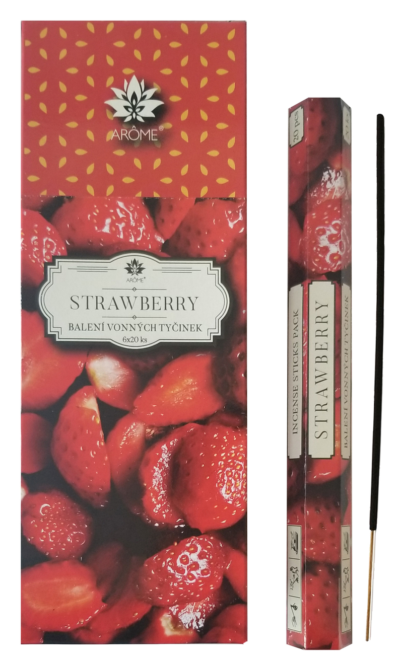 Arome Vonné tyčinky 20ks Strawberry (6sada/bal)