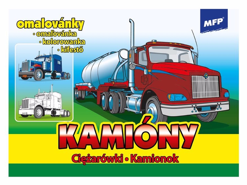 Omalovánky MFP Kamióny A5 