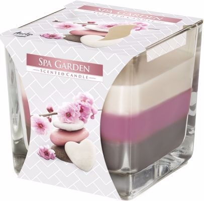 Bispol Svíčka ve skle 170g Spa Garden (6ks/krt)