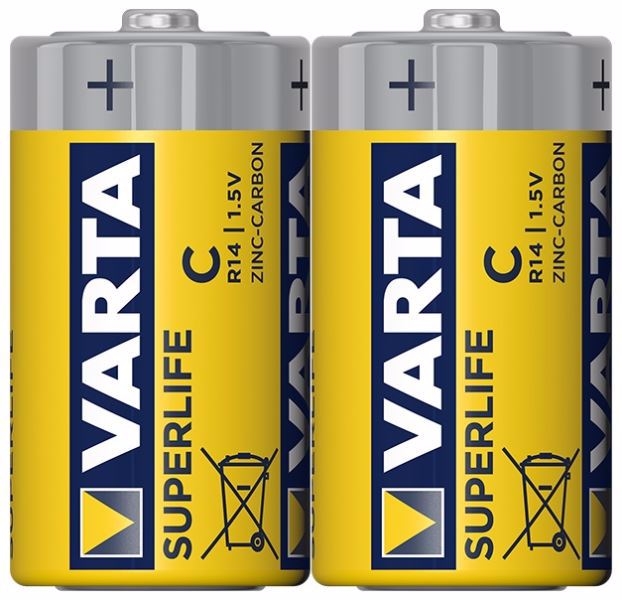 Baterie VARTA Super Heavy Duty R14 set 2ks (12set/bal)