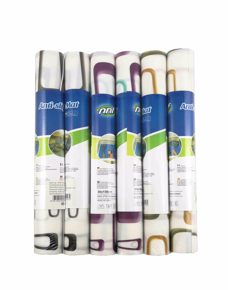 Protiskluzová podložka 30x150cm vzory (6ks/bal,72/krt)