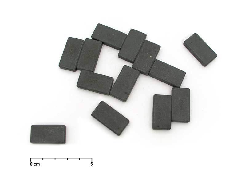 Magnet obdélník šedý 15x28mm (50ks/bal)