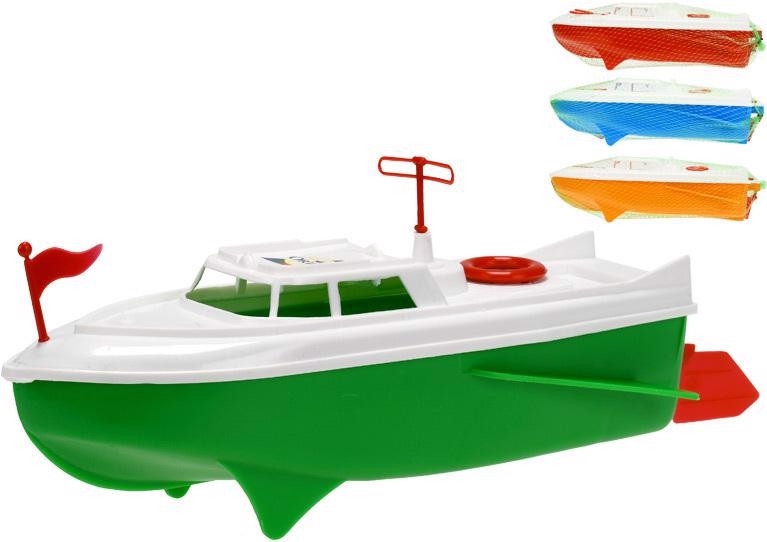 Loďka 27cm 4 barvy v síťce (46ks/krt)