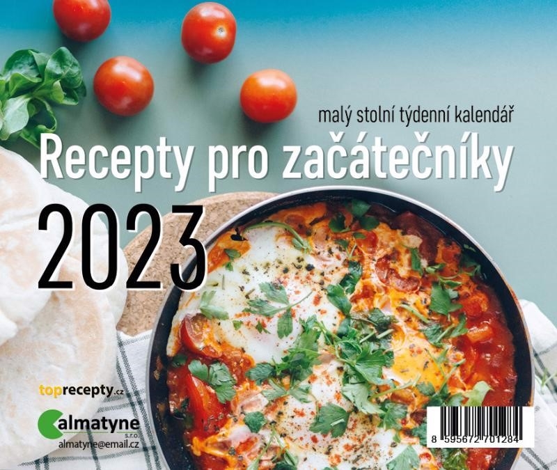 Malý stolní kalendář 2023 - Recepty pro začátečníky (10ks/bal)