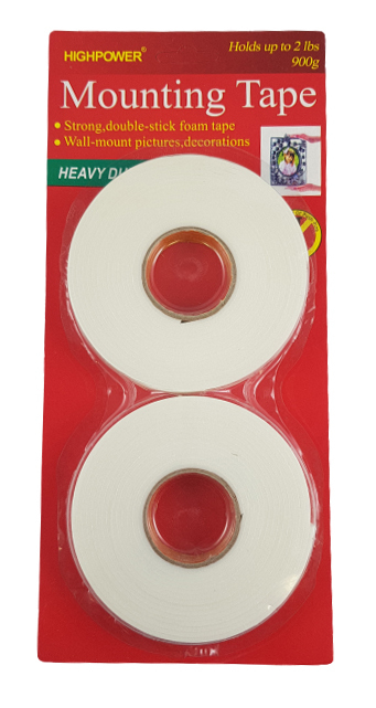 Oboustranná lepící páska 1,8cm x 3m - 2ks (12ks/bal,144ks/krt)