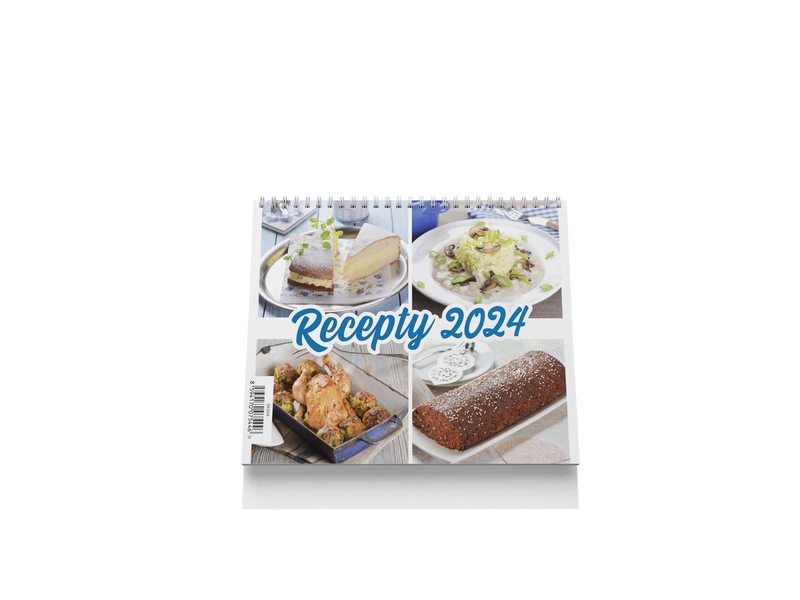 Stolní kalendář 2024 175x170mm - Recepty (10ks/bal)