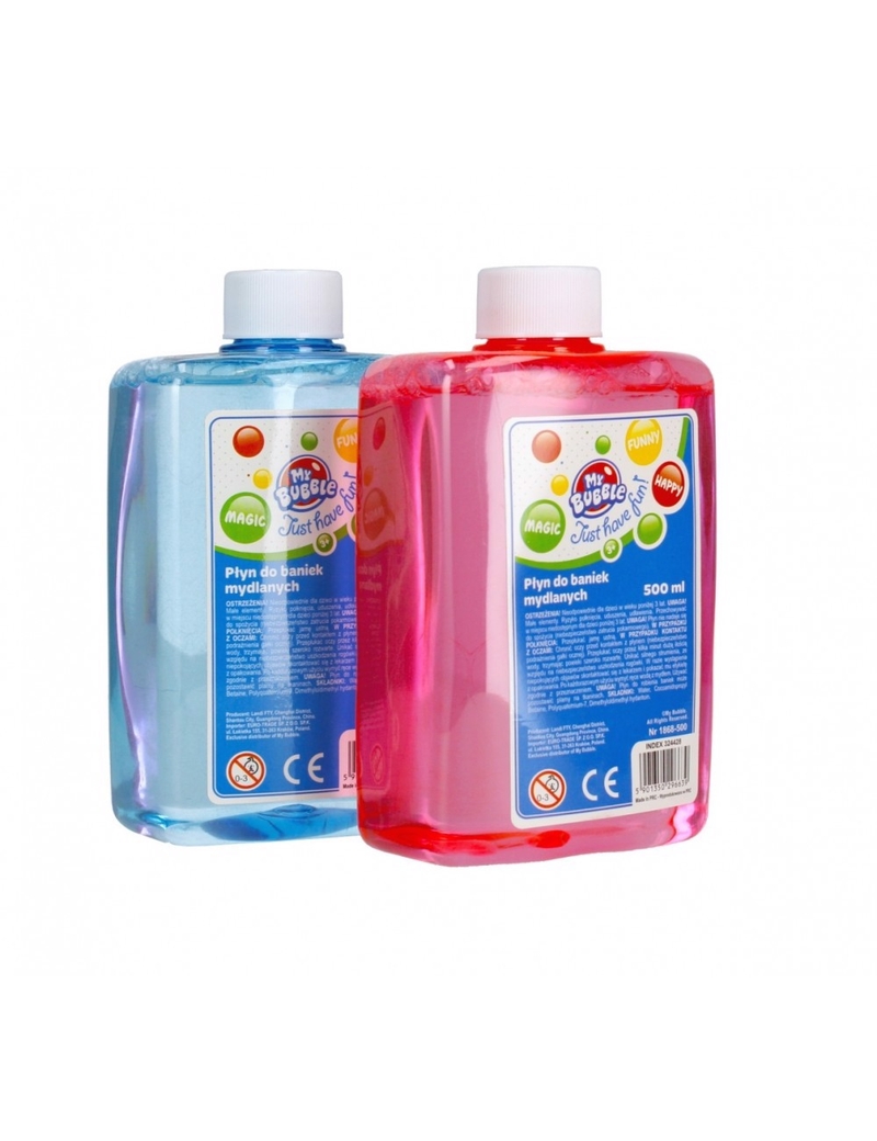 Kapalina na mýdlové bubliny 500ml (12ks/krt)