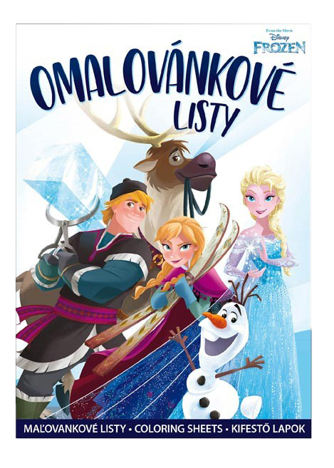 Omalovánky A4 licenční Frozen