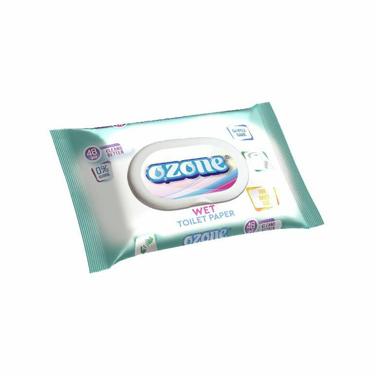 OZONE vlhčený toaletní papír 48ks (20bal/krt)