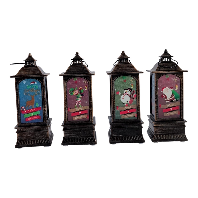 LED Lucerna - Vánoční animace 5x12cm 
(12ks/bal,240/krt)