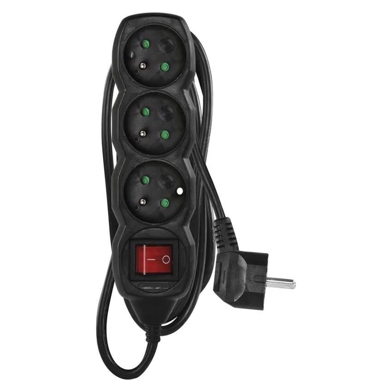 Dây điện 1,5m; 3 đầu