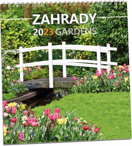 Nástěnný kalendář 2025 ARIA G 320×340mm - Zahrady (10/bal)
