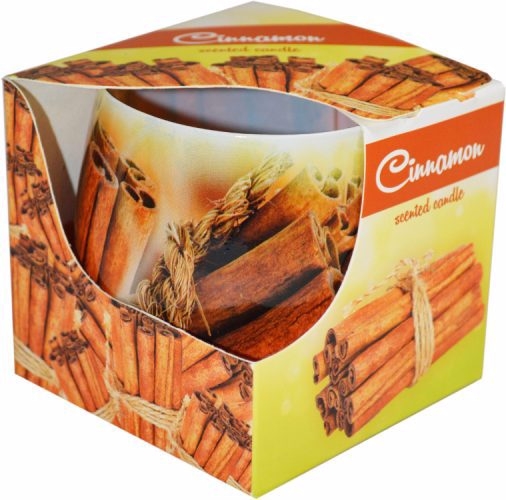 Admit Svíčka ve skle 100g Cinnamon (12ks/bal)