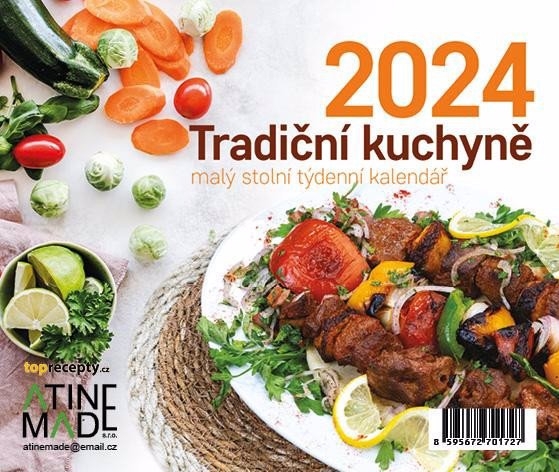Stolní kalendář 2024 150x150mm - Tradiční kuchyně (10ks/bal)