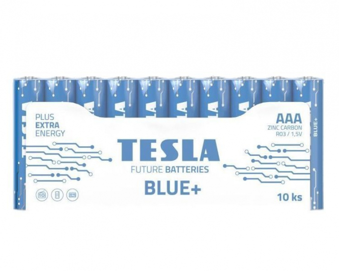 TESLA BATTERIES AAA BLUE+ 10 MULTIPACK ( R03 / SHRINK 10 PCS )