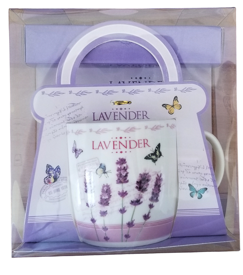 Dekorativní hrnek - Lavender (6ks/krt)