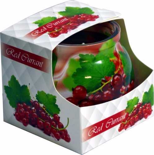 Svíčka ve skle MIRAL 80g Red Currant (12ks/bal)