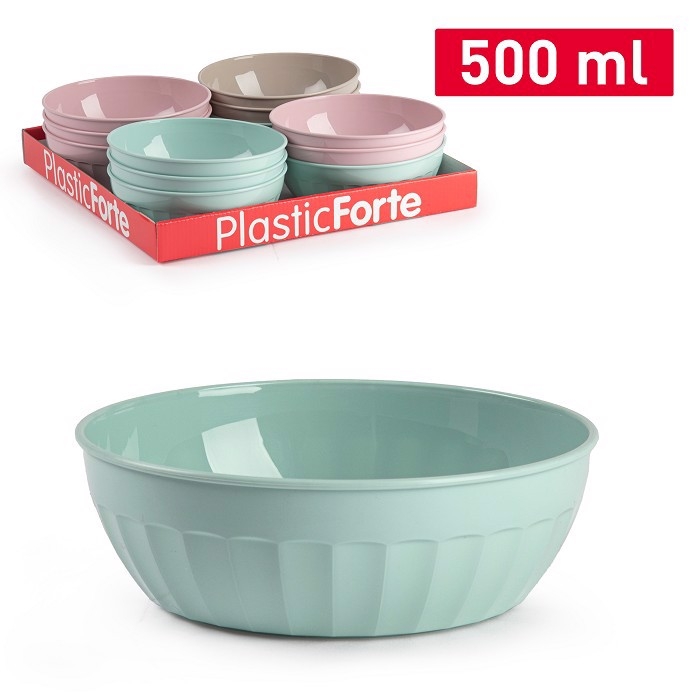 Plastic Forte Plastová miska 500ml Surt Vrm (12ks/bal)