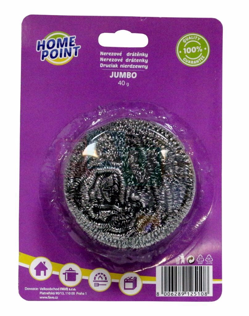 Drátěnka Jumbo 40g (24ks/b) (144ks/krt)