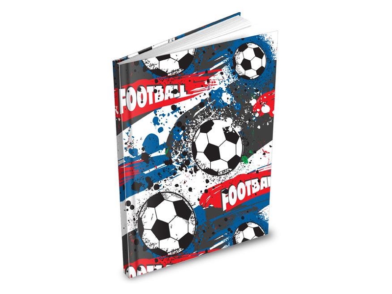 Záznamová kniha A6 FOOTBALL 100l/linka (10ks/bal)