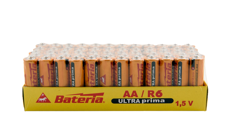 Bateria baterie AA/R6 balení 60ks (20bal/krt)