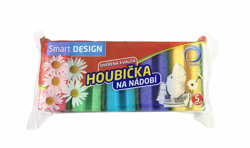 Houbičky na nádobí 5ks Smart (48sad/bal)