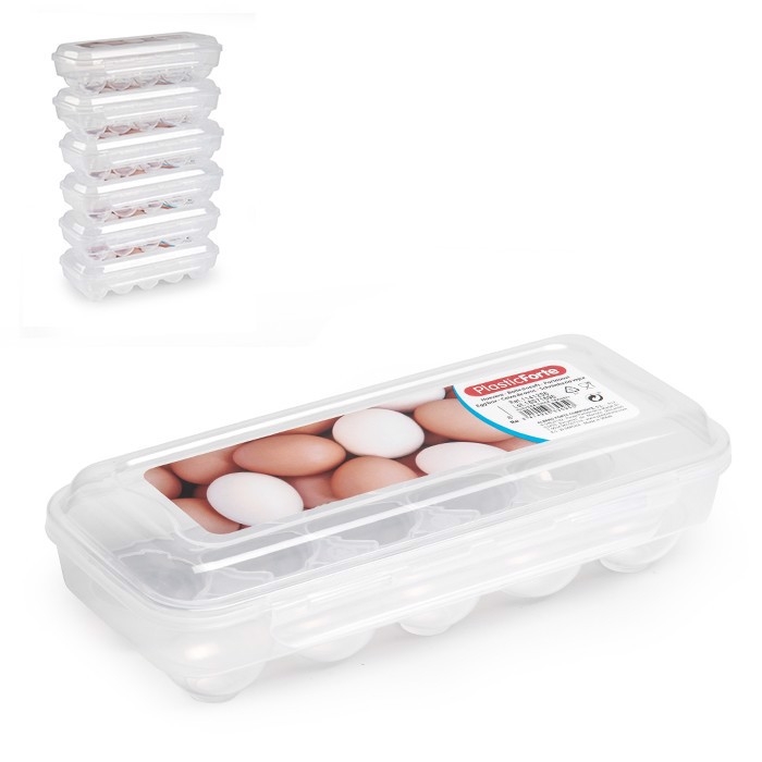 Plastic Forte Držák na vejce do lednice Chick Transparent (6ks/bal)