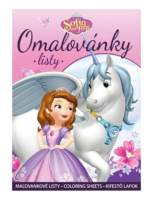 Omalovánky A4 licenční Sofia the First
