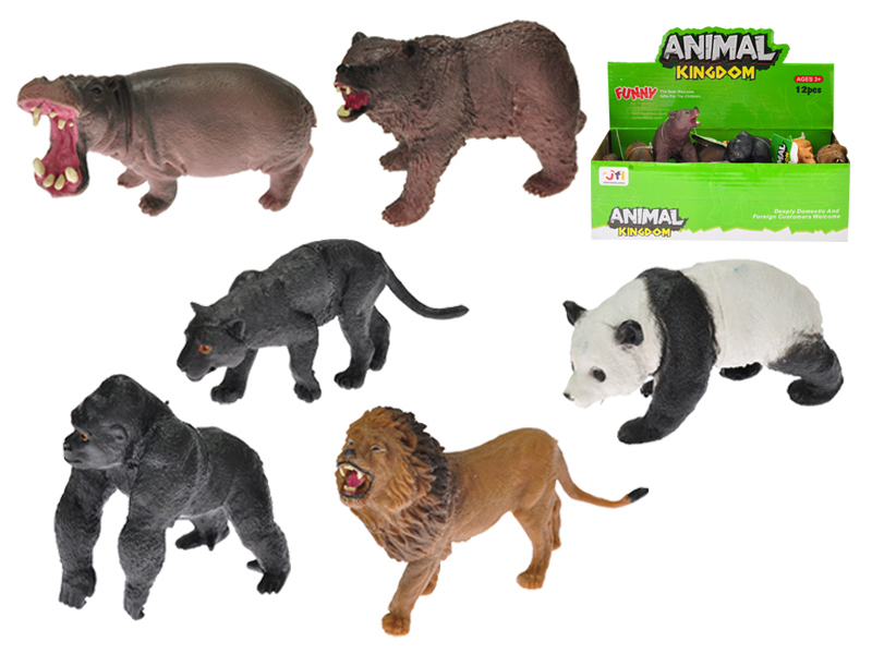 Zvířátka safari 8-10cm 12druhů (12ks/bal)
