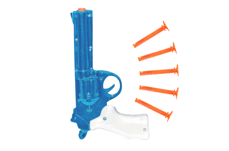 Pistole na šipky s přísavkami set 21 cm