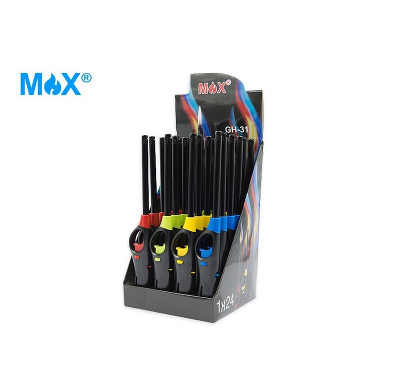 MAX Kuchyňský zapalovač GH31 mix barev (24ks/bal, 192ks/krt)