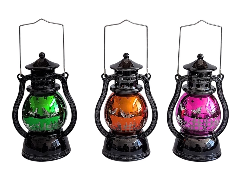 LED Lucerna - Ghastly Halloween 7 x 12cm (12ks/bal,240/krt)