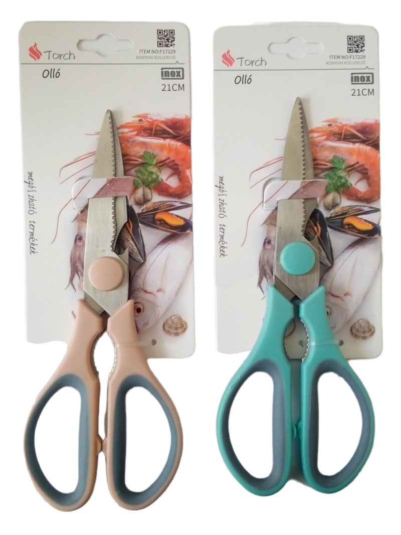 Kéo bếp inox 21cm