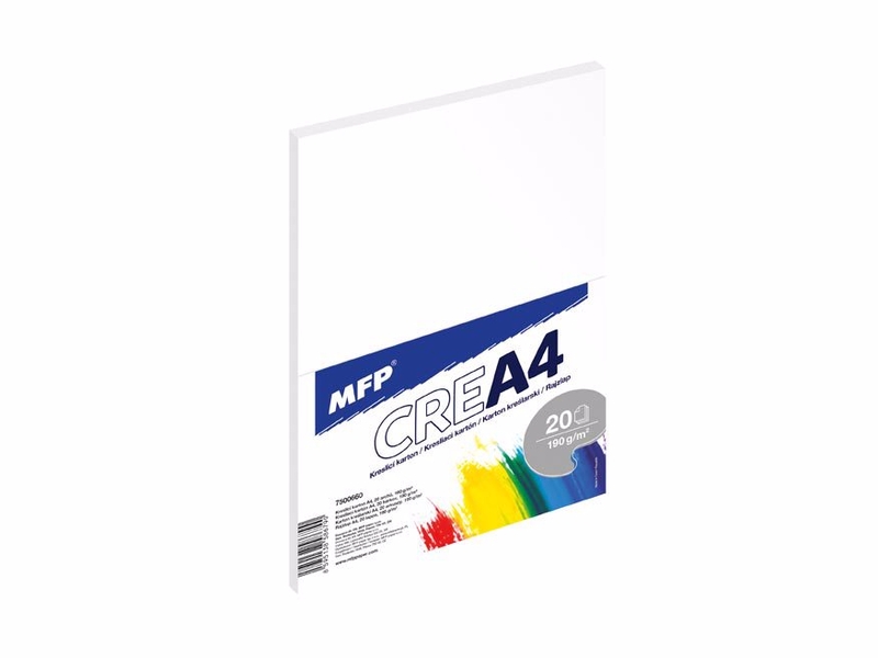 Kreslící karton MFP A4 20 listů 190g (20ks/bal)