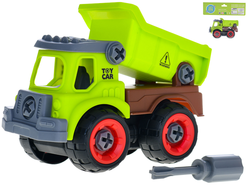 Auto sklápěčka šroubovací 14cm volný chod se šroubovákem
