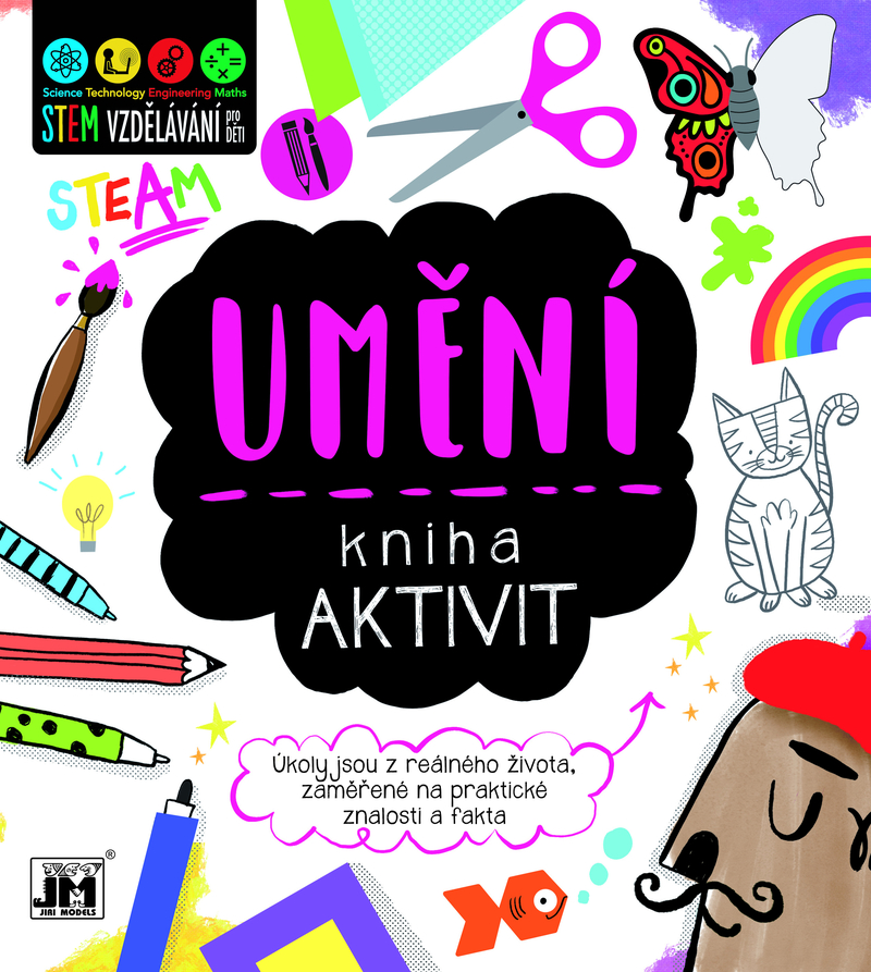 Kniha aktivit STEM- Umění 214×239 mm