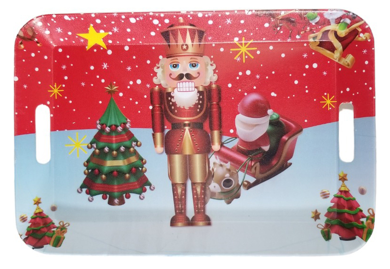 Vánoční podnos servírovací - obdelník 38x25,5cm